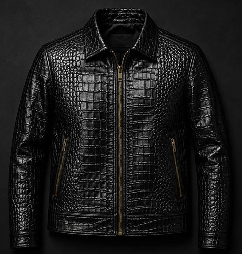 Giacca uomo pelle - , nera
