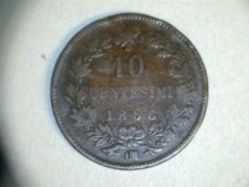Vittorio Emanuele II, 10 cent