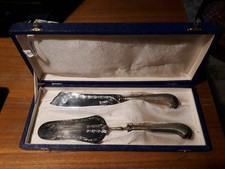 coppia posate dessert argento