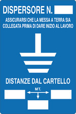 M-ITALY CARTELLO - DISPERSORE