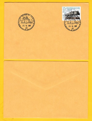 Originale busta giallo postale