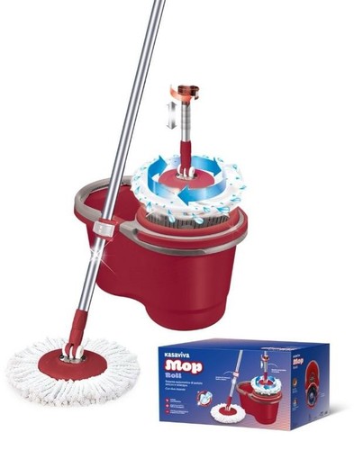 Secchio strizzatore roll con - strizzatore,