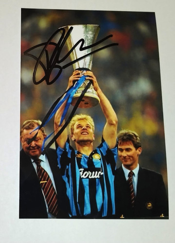 Autografo dennis bergkamp foto - dennis,