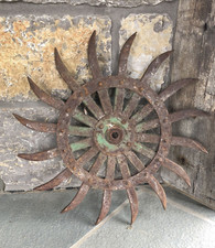 Antique Rotary Hoe Wheels