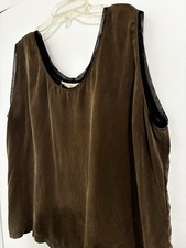 Canotta Pala 100% seta bronzo