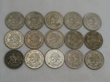 15 Monete D'Argento Da 25