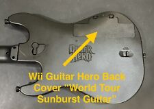 Wii Guitar Hero Back Cover