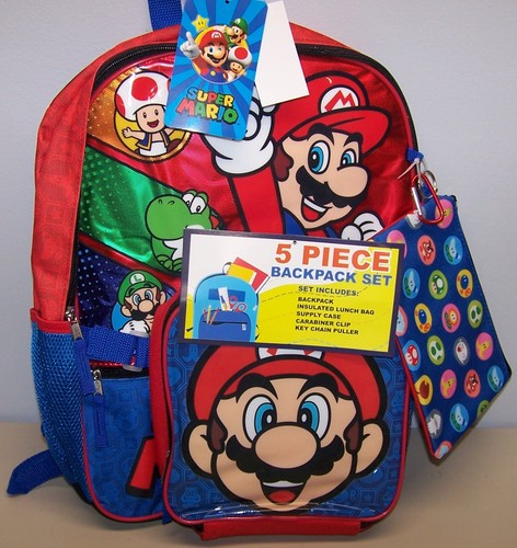 Zaino scuola nintendo super - zaino,