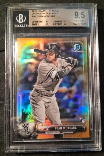 2017 yoan moncada bgs gem - 9.5,