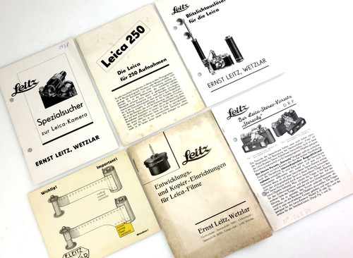 Leitz leica 250 istruzioni - leica,