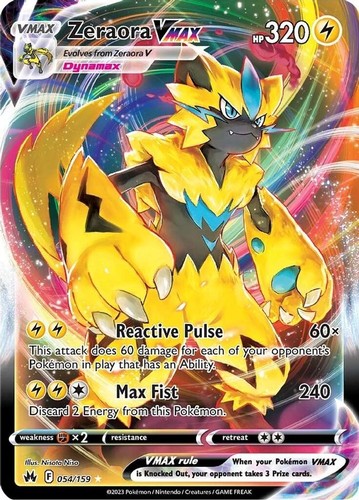 Zeraora vmax 054 159 - vmax,