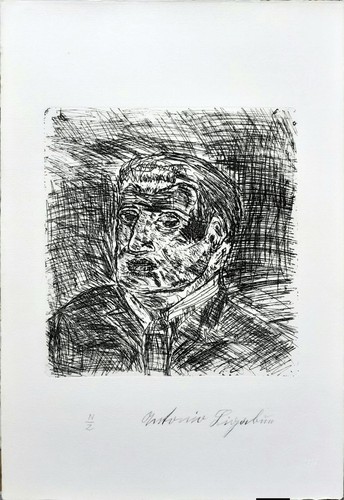 Antonio ligabue acquaforte - ligabue,