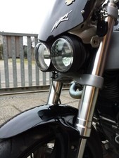 1 ADESIVO TRASPARENTE DECAL STICKERS BUELL FARO BANDIERA AMERICANA LIGHT GRIGI 