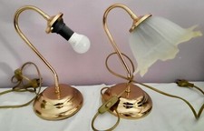 2  bajour Lampade da comodino scrivania vintage idea linea luce made italy 