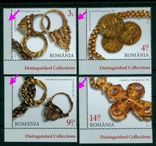 Moneta d'oro bizantina 2015,gioielli,tesoro della fortezza di Dinogetia,Romania,6939,SC-MNH
