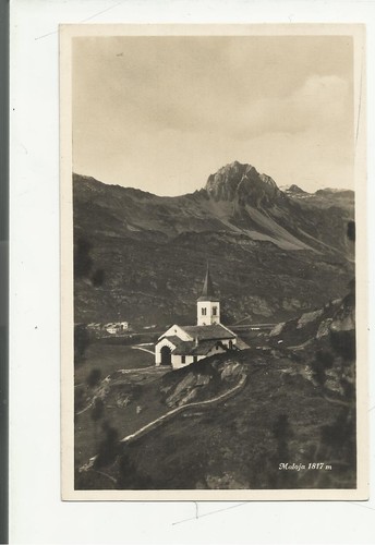 Maloja antica cartolina - maloja,