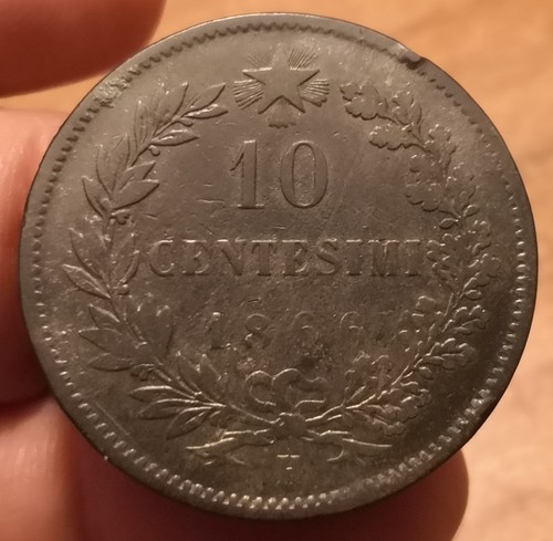 Moneta centesimi 1866 - 10,