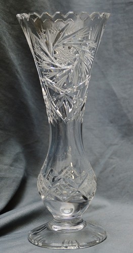 Vaso cristallo piombo - piombo,, terra
