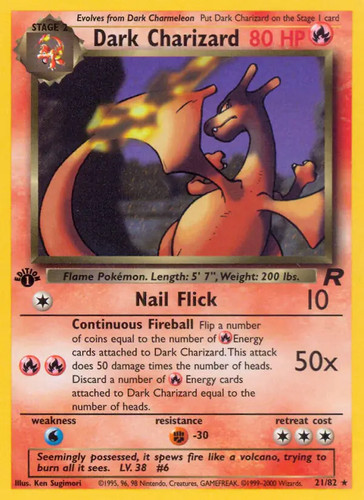 Dark charizard 82 - -, 21/82