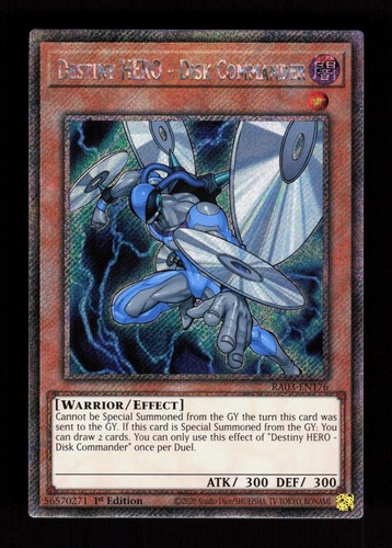 Destiny hero disk - yu-gi-oh,