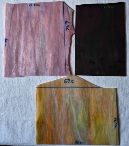 Lotto pezzi vetro artistico - lotto, di