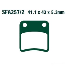 Pastiglia freno per freno di stazionamento EBC SFA257/2 per BMW C 650 Sport ABS 2016-2018