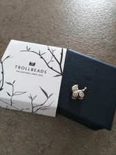 "TROLLBEADS" CHARM NASCITA  CARROZZINA IN ARGENTO BELLISSIMO! 