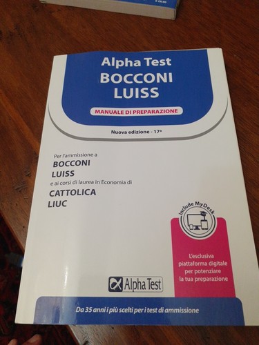 Alpha test bocconi - alpha,