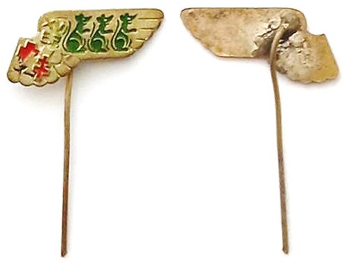 Spilla smaltata sorci - spilla, verdi