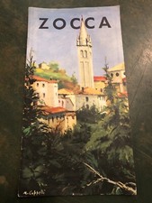 ZOCCA MODENA APPENNINO Opuscolo Guida turistica cartina vintage epoca