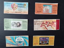 Collezione biglietti lotteria