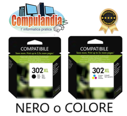 Compatibile cartuccia 302 - compatibile, hp