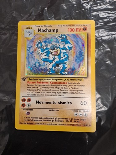 Carta pokemon machamp holo - machamp, 8