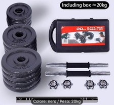 20 Kg Kit pesi da palestra per uso domestico