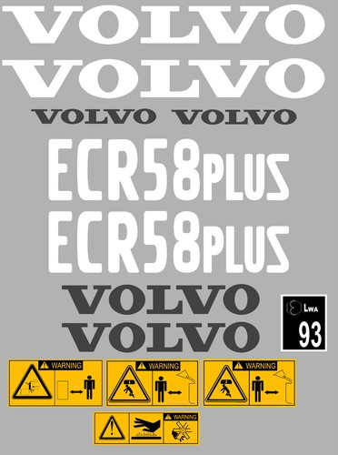 Volvo ecr58 plus escavatore - ecr58,