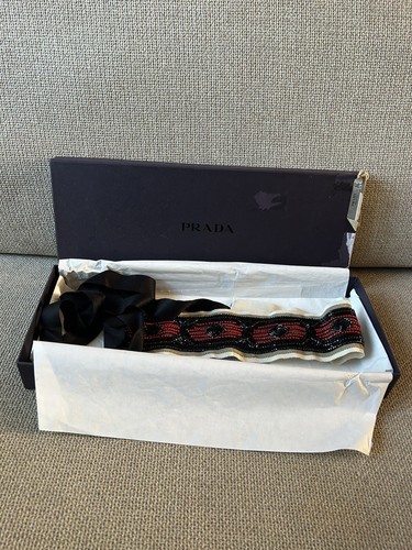 Cintura prada con perline - prada,
