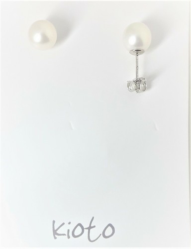 Orecchini lobo oro bianco - orecchini,