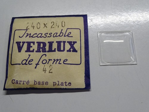 Vetro orologio quadrato mm - vetro,