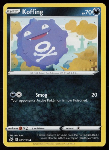 Koffing 075 159 pokemon corona - pokemon,