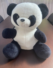 PANDA PELUCHE PUPAZZO GRANDE VINTAGE FINE ANNI '90-PRIMI 2000 ALTEZZA  50 cm