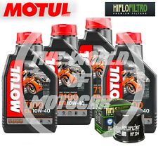 Tagliando HONDA CBR 1000 RR Fireblade 2008-2020 MOTUL 7100 10W40 + Filtro olio