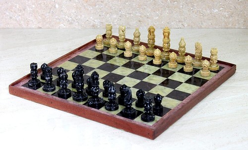 Scacchiera pietra gioco da - in,