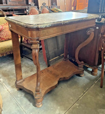Mobile consolle  antica del 1800 XIX  sec con marmo antico dei primi del 1700