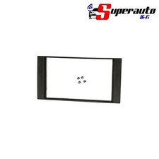 Mascherina Autoradio Fit FORD C-MAX 07-11 adattatore misura 2ISO Nero