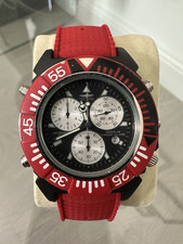 OROLOGIO CRONO SECTOR NON LIMITS UNDERLAB JAPAN MADE CAL.3S60 100 MT RED