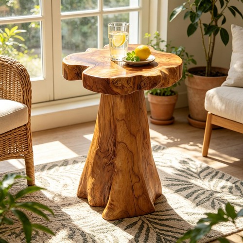 Tavolo rustico con ceppi - , in