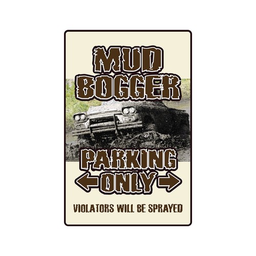 Insegna decalcomanie mud - o,