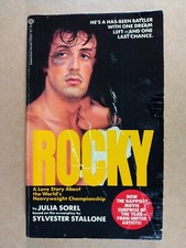 ROCKY by Julia Sorel 1976 Movie Tie-in Novel vintage paperback