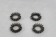 4X GHIERE COLLETTORI DI SCARICO HONDA CB 350 FOUR FLANGE DI FISSAGGIO COLLARI