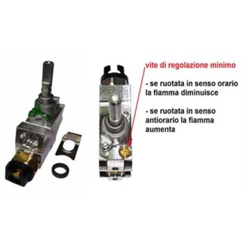 Rubinetto valvolato fornelli